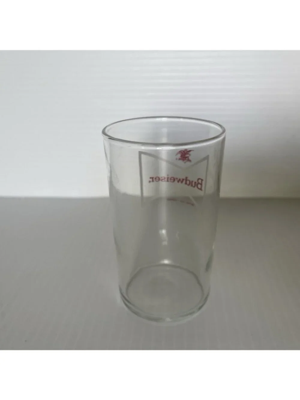 Vintage Budweiser Tasting Glass Small White Bow Tie Logo King of Beers 4